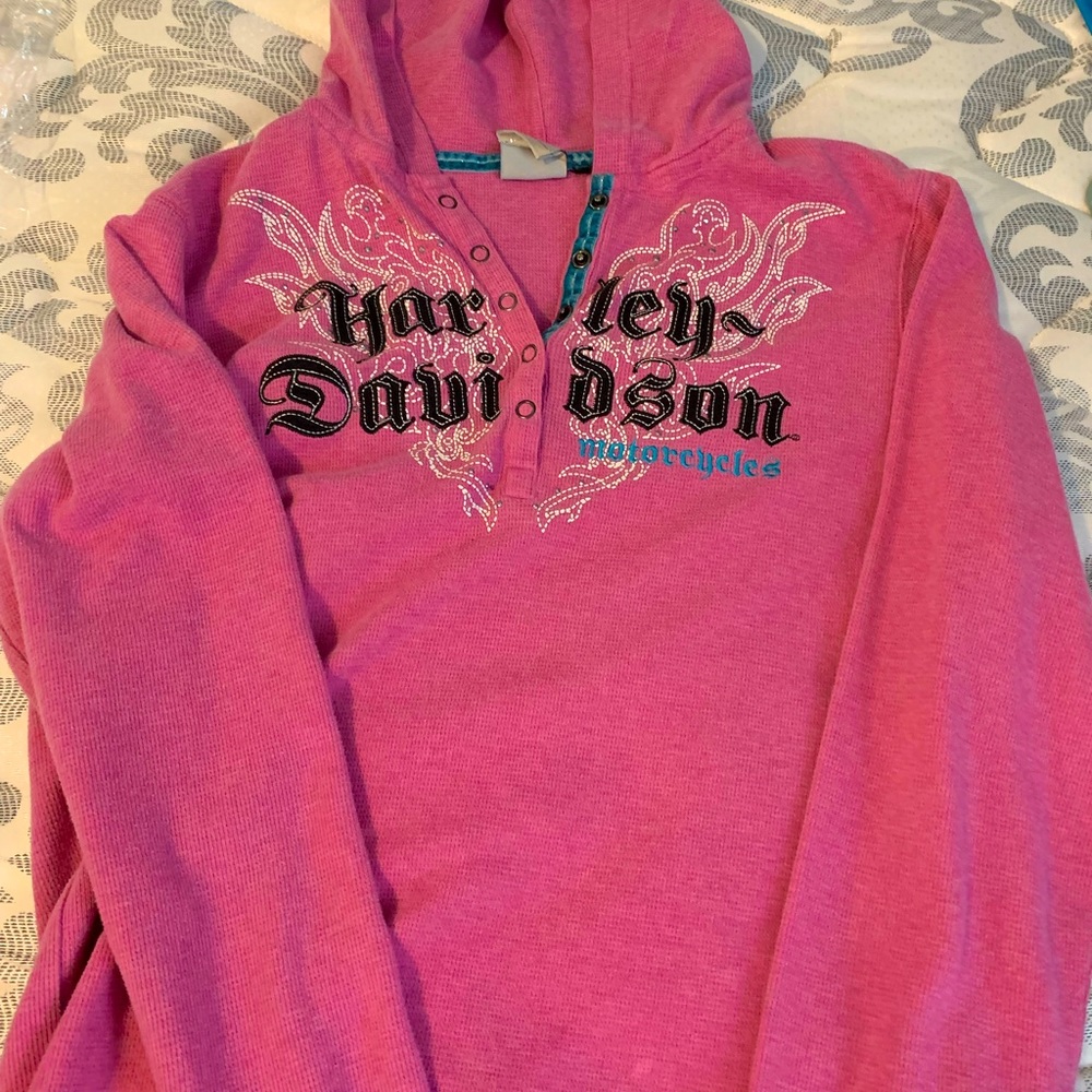 Womens Harley Davidson pull over Hoodie
